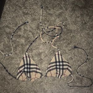 BURBERRY BIKINI TOP